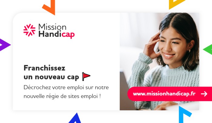 Bold On © Post Réseau Social pour la régie de jobboards Mission Handicap pour sa campagne de lancement