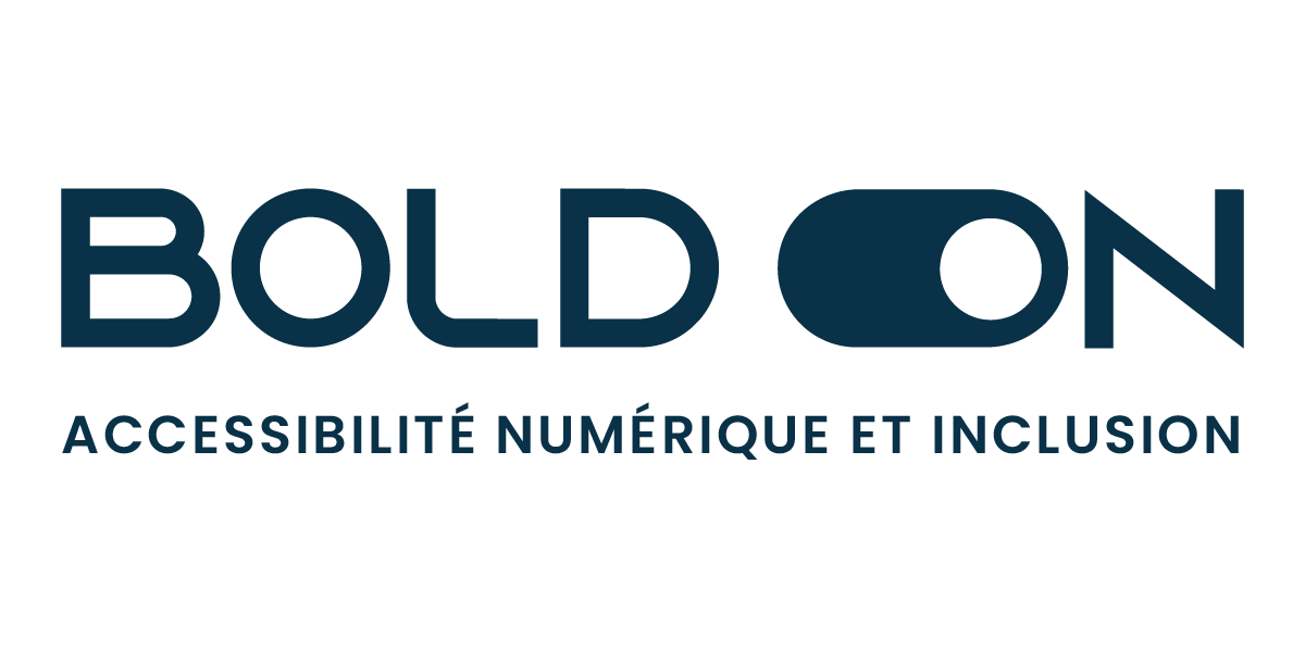 Retour à l’accueil – Logo Bold On, Accessibilité Numérique et Inclusion